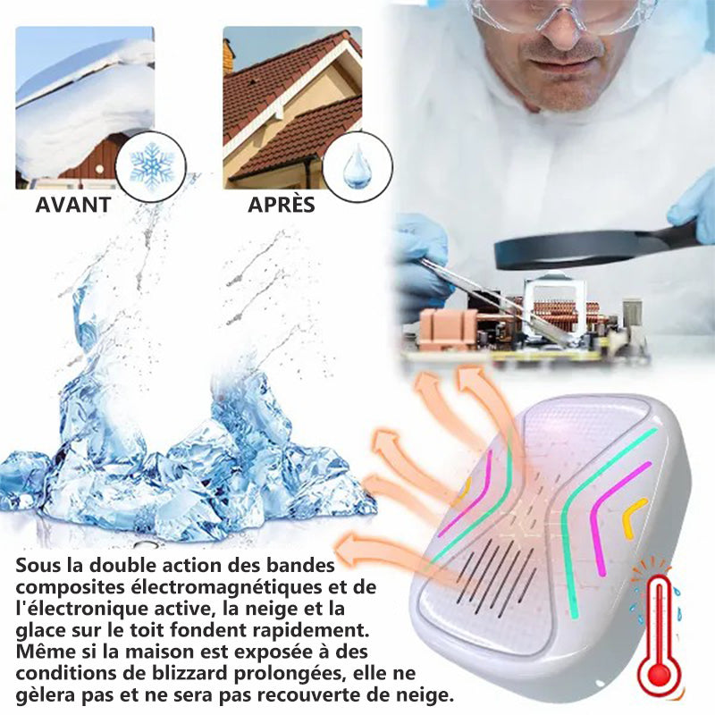 Dégivreur Voiture électromagnétique Solaire - Anti-gel Pare-brise | Portable, Sans Produits Chimiques | Pour Hiver, Neige, Verglas