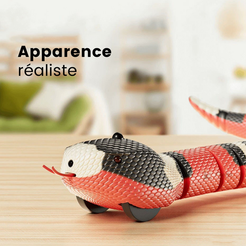 Serpent Télécommandé Réaliste 38cm - Jouet Serpent Avec Lumières, Sons Et Mouvements Fluides