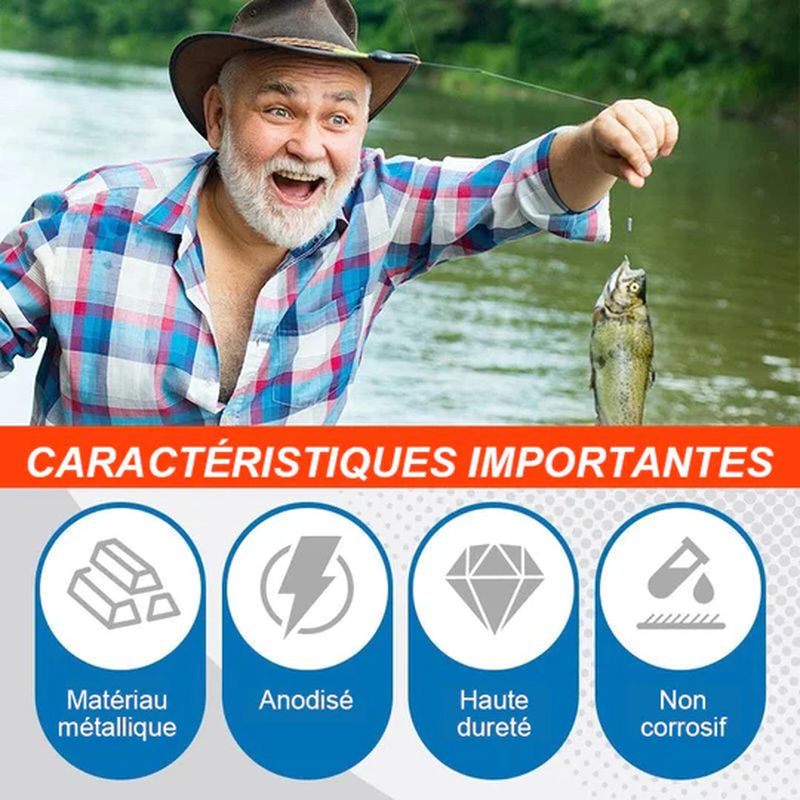 Lot De 4 Outils De Retrait D'hameçon De Pêche - Dispositif De Retrait Rapide D'hameçon De Sécurité - Accessoire De Pêche - Outil De Retrait D'hameçon Pour La Pêche