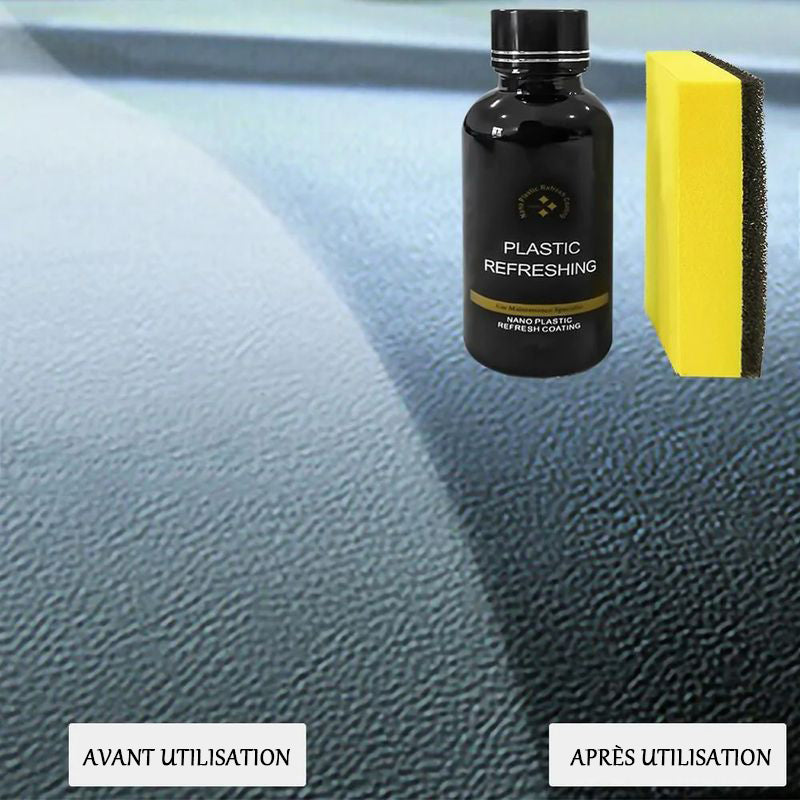 Rénovateur Plastique Voiture Avec Revêtement Cristal 2024 - Restaure Et Protège Les Plastiques Extérieurs