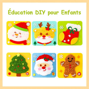 Ensemble de poupées à broder DIY de Noël