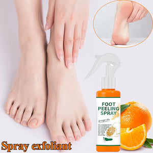 Spray exfoliant pour les pieds