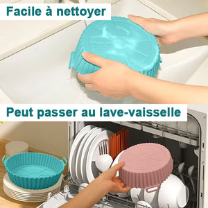 Plat de cuisson pour friteuse à air en silicone