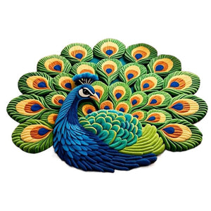 🏠Nouveau produit 2025🦚 Tapis paon antidérapant à séchage rapide