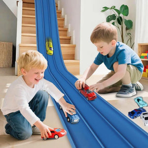 Ensemble de jouets de piste de course flexible à faire soi-même