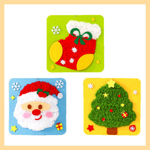 Ensemble de poupées à broder DIY de Noël
