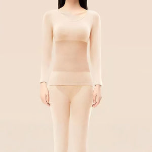 Ensemble de sous-vêtements thermiques pour femmes