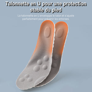 Semelle intérieure décontractée à haute élasticité et absorption des chocs
