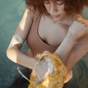 Serviette de bain africaine en maille exfoliante à haute élasticité