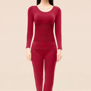 Ensemble de sous-vêtements thermiques pour femmes