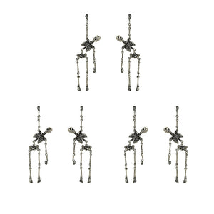 🔥Boucles d'oreilles squelette en or