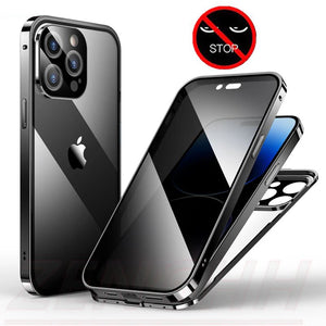 Coque de protection de confidentialité magnétique pour iPhone