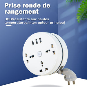 💥Multiprise ronde de rangement universelle