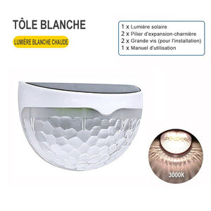 Applique d'extérieur LED solaire(paquet de 2)