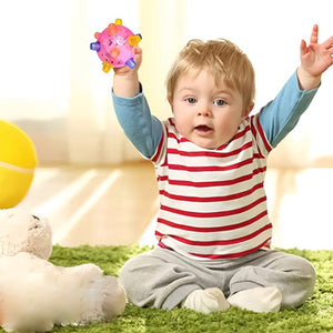 Jouet pour animaux de compagnie boule sautante lumineuse