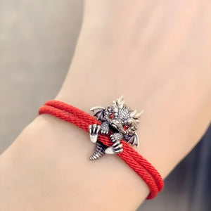 🐲🎁Bracelet dragon en argent mignon