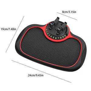 Tapis antidérapant de support de téléphone portable de voiture multifonctionnel