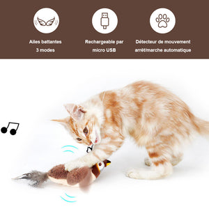 Jouet électrique pour oiseau et chat, simulation sonore