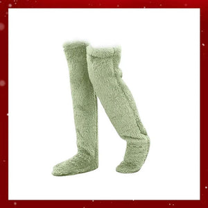 💕Chaussettes hautes en polaire veloutée pour Noël❄️🎅