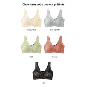 Soutien-gorge boutonné sur devant confortable et pratique