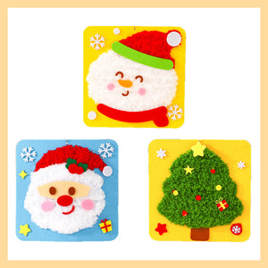Ensemble de poupées à broder DIY de Noël