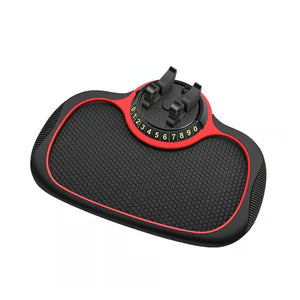 Tapis antidérapant de support de téléphone portable de voiture multifonctionnel