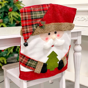💥Jolie housse de chaise sur le thème de Noël🎄