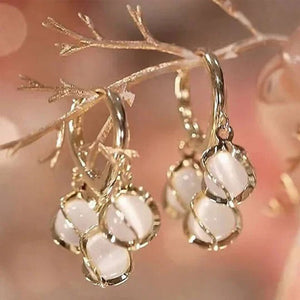 Boucles d'oreilles opale