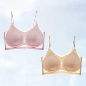 Soutien-gorge sans coutures en soie glacée pour l'été