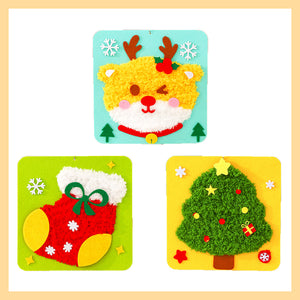 Ensemble de poupées à broder DIY de Noël
