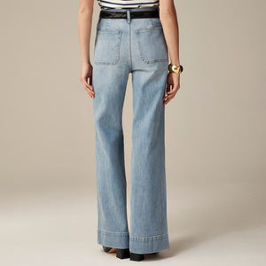 👖Pantalon ample taille haute à jambes larges