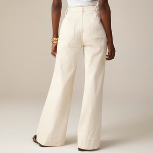 👖Pantalon ample taille haute à jambes larges