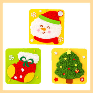 Ensemble de poupées à broder DIY de Noël