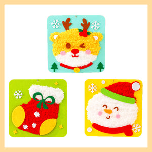 Ensemble de poupées à broder DIY de Noël