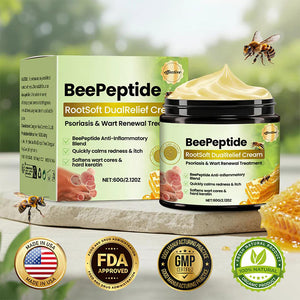 Crème apaisante double action aux peptides d'abeille