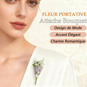 Broche bouquet de fleurs