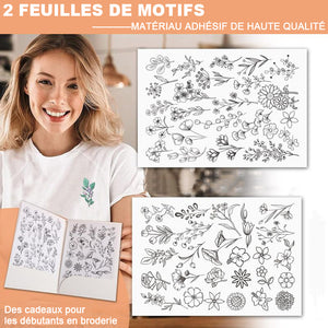 Gabarits de broderie solubles dans l'eau