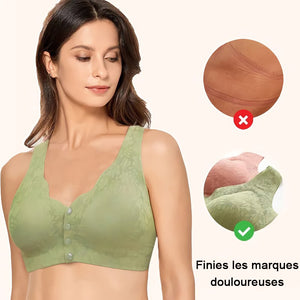 Soutien-gorge boutonné sur devant confortable et pratique