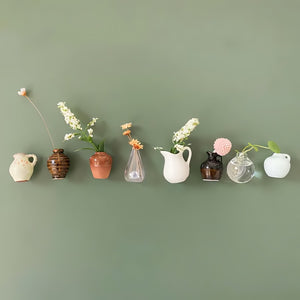 Aimants pour réfrigérateur en forme de mini vase en céramique