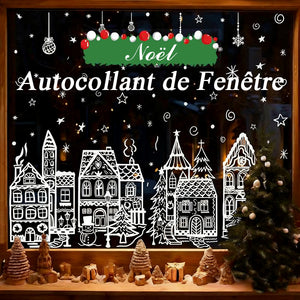 Autocollants du village de Noël
