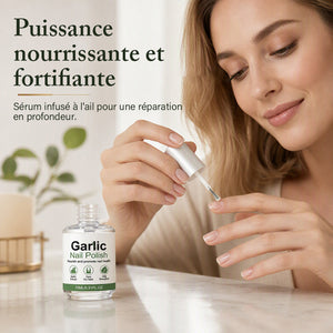 Vernis à ongles à l'ail pour renforcer les ongles fragiles et abîmés