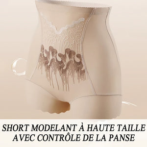 💃 Short gainant taille haute pour femme