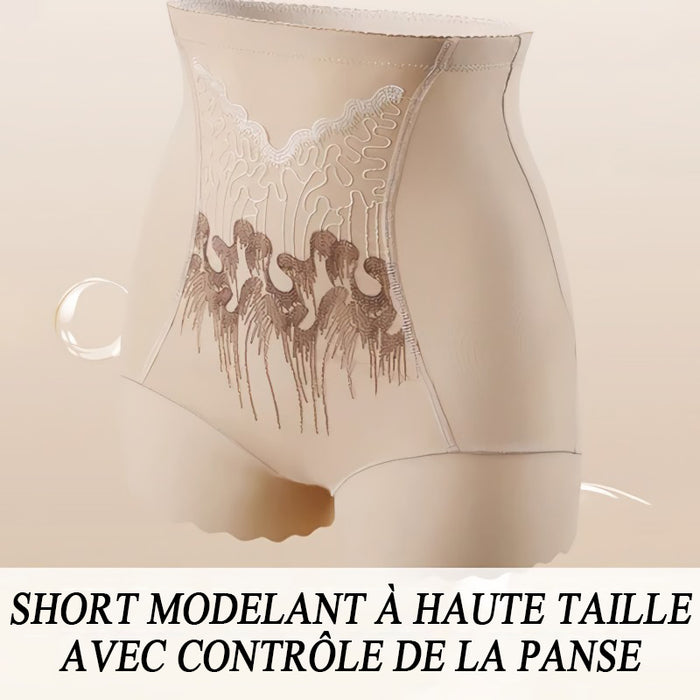 💃 Short gainant taille haute pour femme