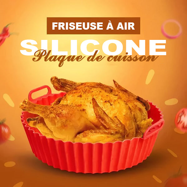 Plat de cuisson pour friteuse à air en silicone