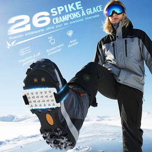 Crampons à glace antidérapants et résistants pour chaussures