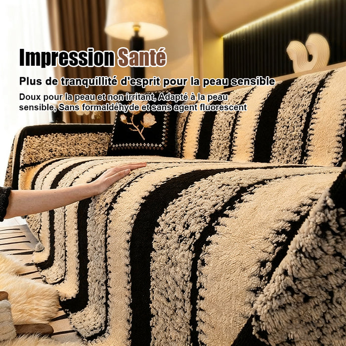 Housse de canapé douce et antidérapante