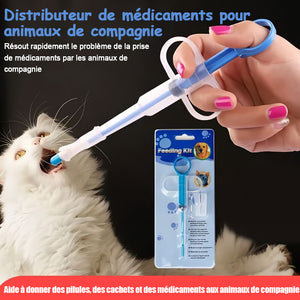 Mangeoire à médicaments pour animaux de compagnie (achetez-en 1, obtenez-en 1 gratuitement)