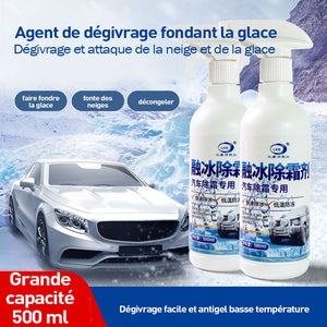 Anti-glace, fonte des neiges, dégivrage des pare-brise de voiture