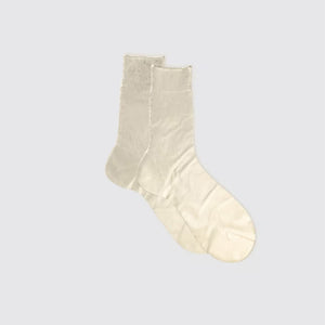 Chaussettes en soie métallisée