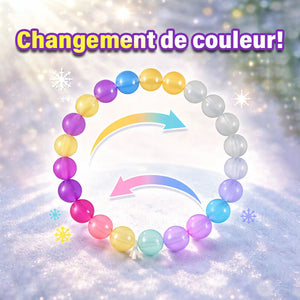 Bracelet changeant de couleur selon la température